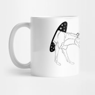 Portal Jumping Antlered Fox Mug